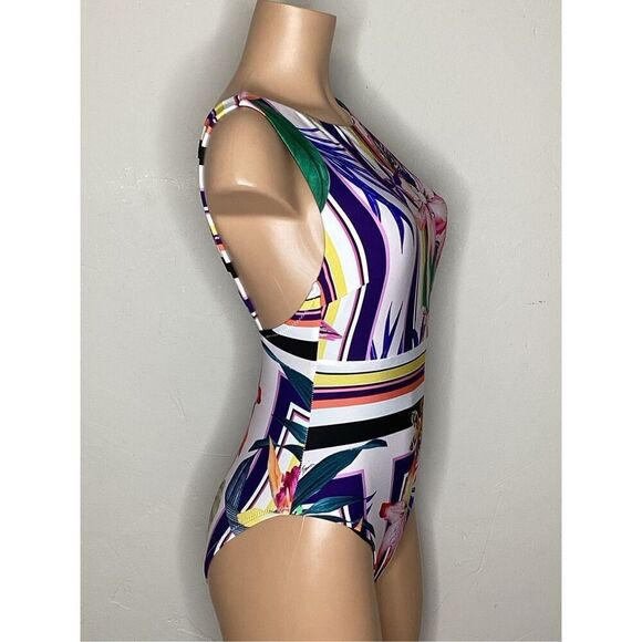NEW. Trina Turk floral swimsuit. Size 6. Retails $169 NWOT - Picture 5 of 10